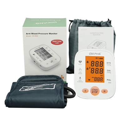 3.46in LCD الطبية المحمولة ضغط الدم الكفة BP أداة قياس واجهة USB
