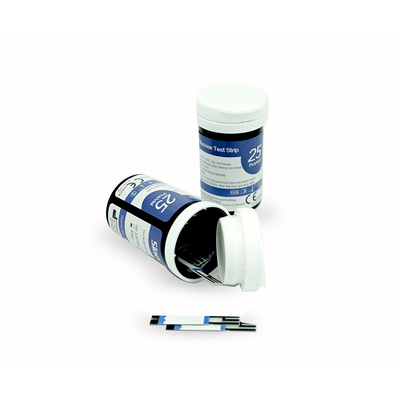 جهاز اختبار السكري الآمن ACCU2 LCD Home Blood Sugar Monitor 75 * 30mm