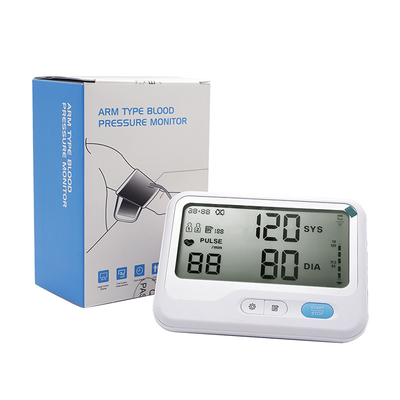 AC1.5V أجهزة قياس ضغط الدم الطبية المنزلية ABS LCD
