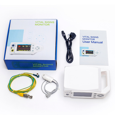 TFT Medical Multi Parameter مراقب بيطري مراقبة المريض المحمولة SpO2 ECG