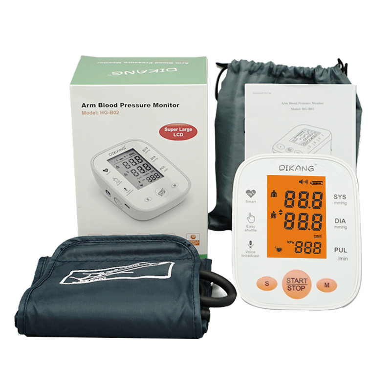 3.46in LCD الطبية المحمولة ضغط الدم الكفة BP أداة قياس واجهة USB